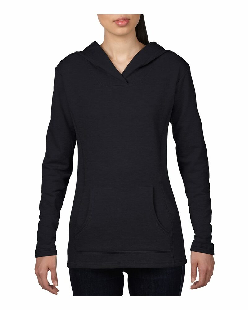 Anvil 72500L Ladies French Terry Pullover Hooded Sweatshirt Front Fullsize"