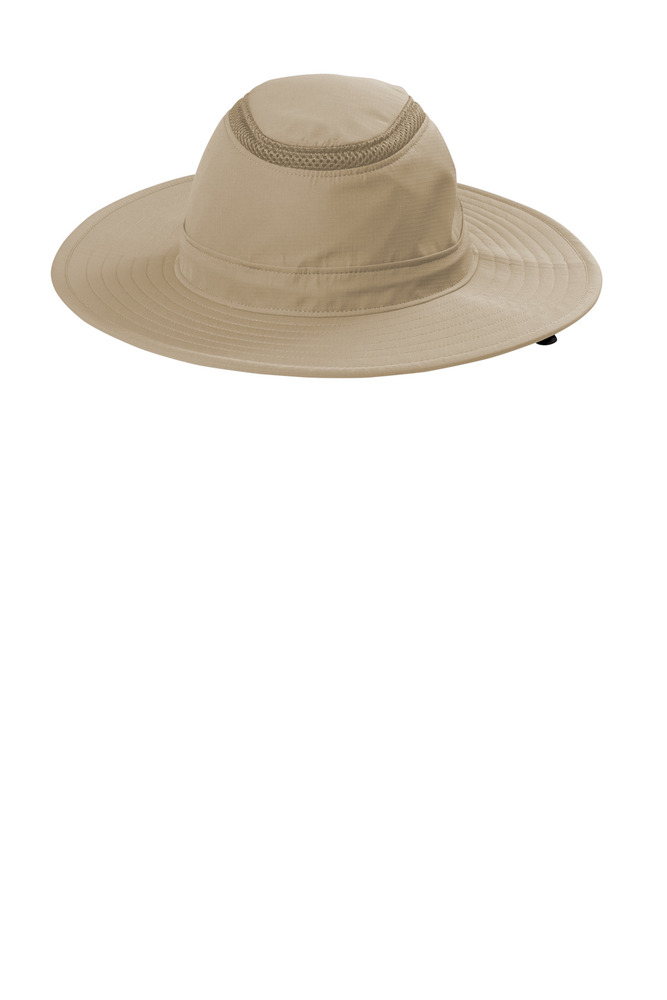 port authority c947 outdoor ventilated wide brim hat Front Fullsize