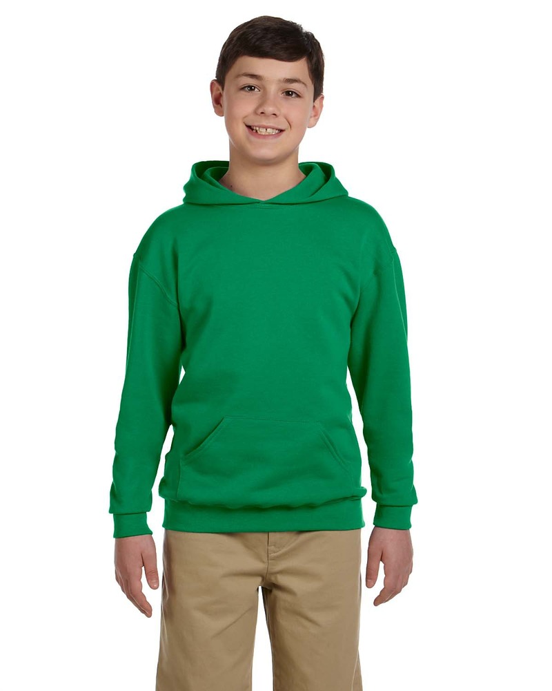 Jerzees 996Y NuBlend® Youth Hooded Sweatshirt Front Fullsize"