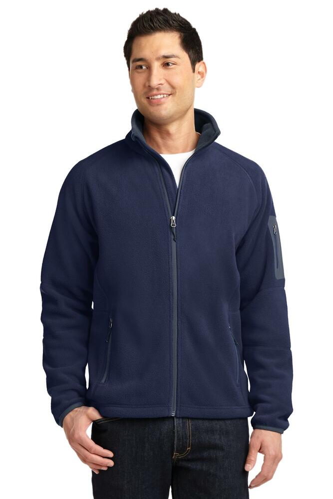 port authority f229 enhanced value fleece full-zip jacket Front Fullsize