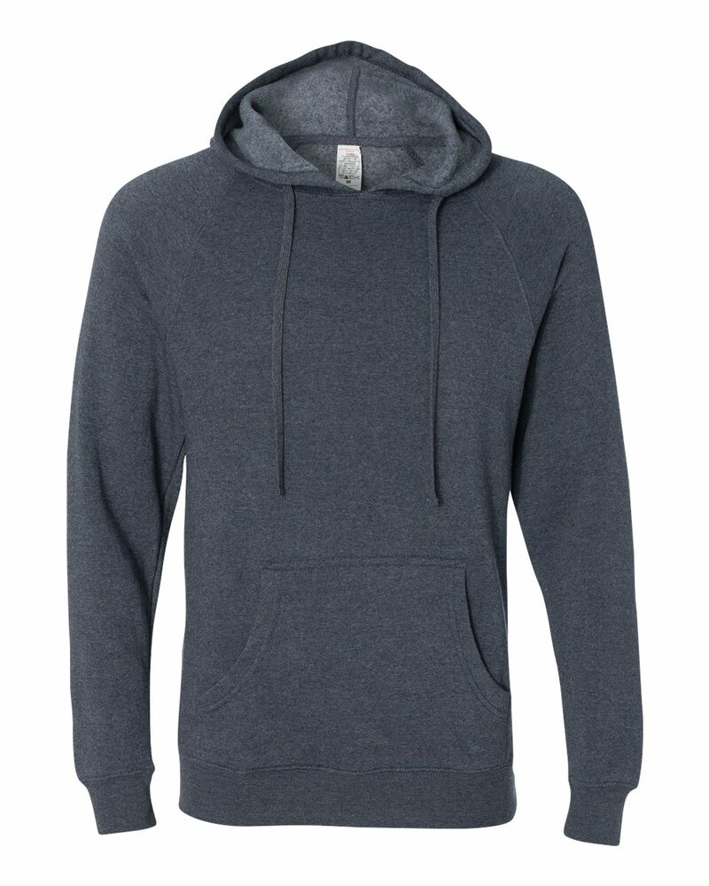 independent trading co. prm33sbp unisex special blend raglan hooded sweatshirt Front Fullsize