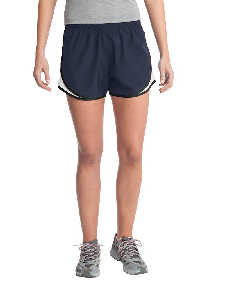 sport-tek lst304 ladies cadence short Front Fullsize