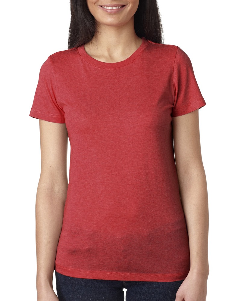 Next Level 6710 Ladies' Triblend Crew Front Fullsize"