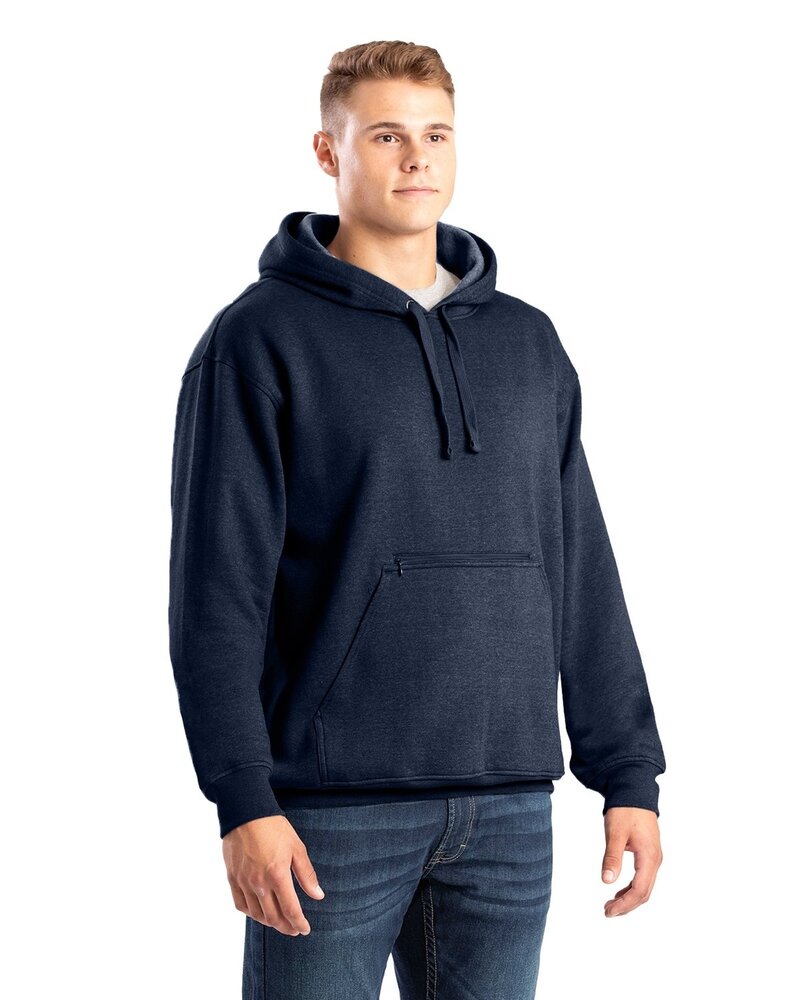 berne sp418 men's heritage zippered pocket hooded pullover sweatshirt Front Fullsize