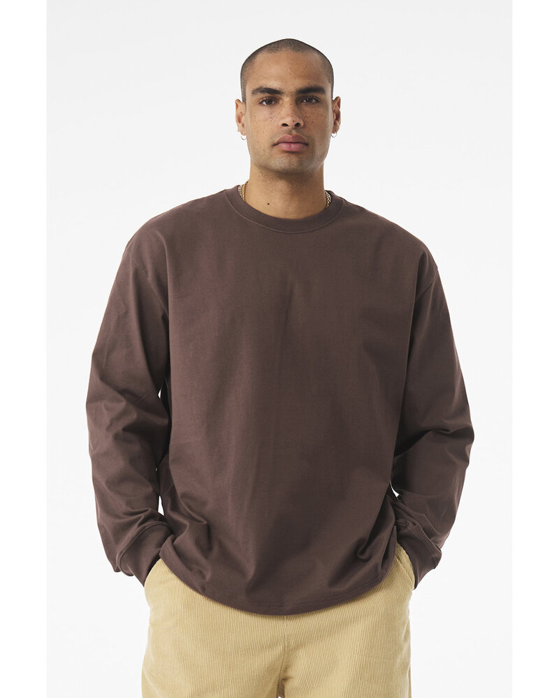 Bella + Canvas 4651 Unisex 7.5 oz Heavyweight Long Sleeve T-Shirt Front Fullsize"