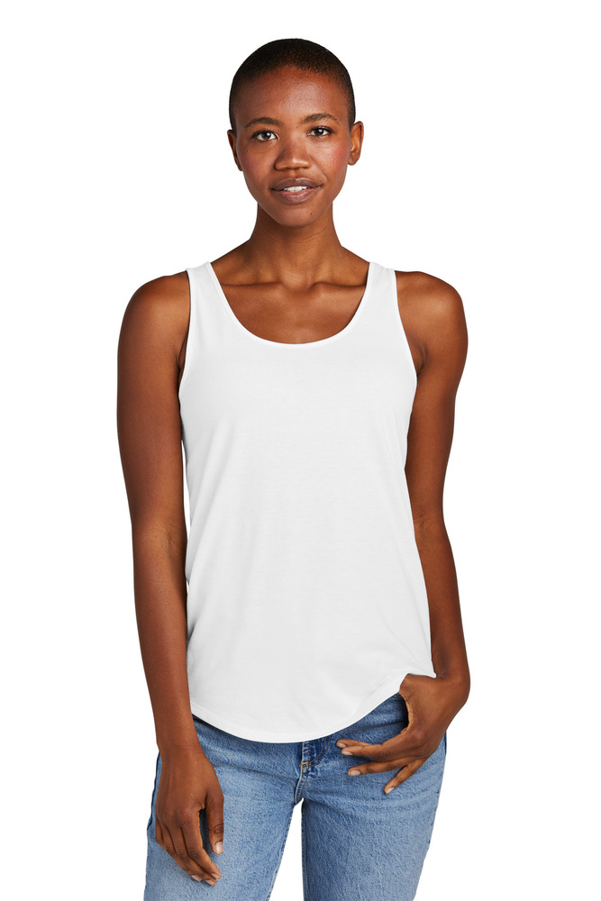 District DT151 Women's Perfect Tri ® Relaxed Tank Front Fullsize"