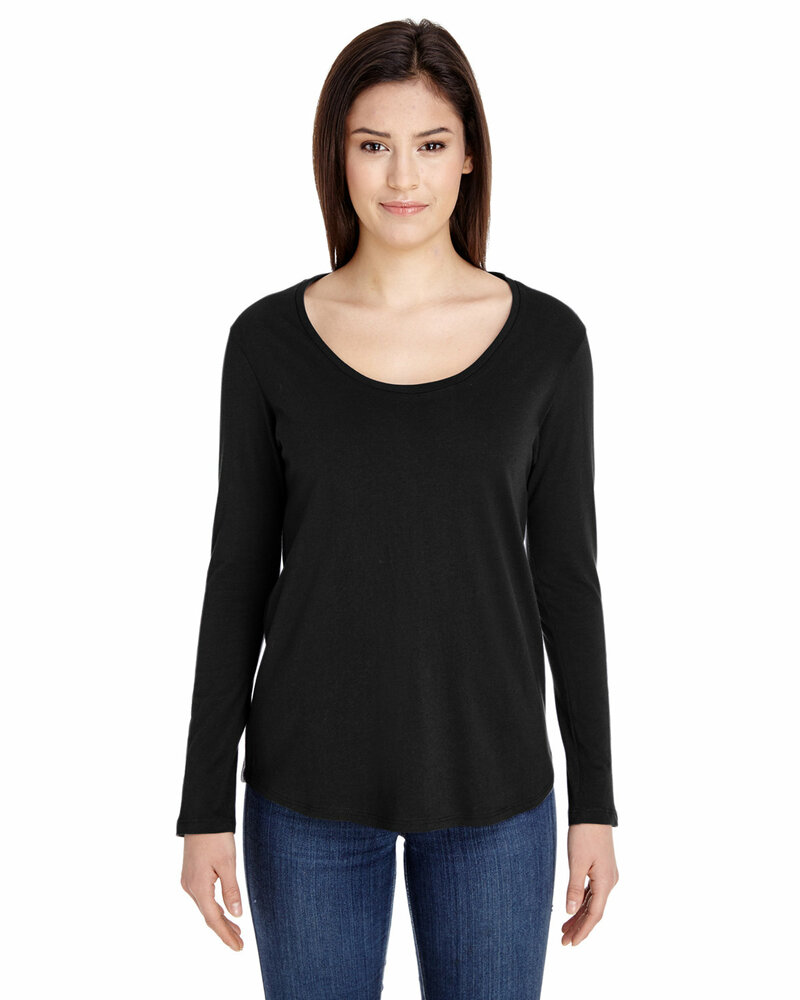 American Apparel RSA6304 Ladies' Long-Sleeve Ultra Wash T-Shirt Front Fullsize"