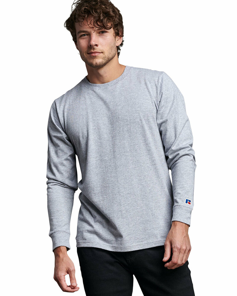 Russell Athletic 600LRUS Cotton Classic Long Sleeve Tee Front Fullsize"