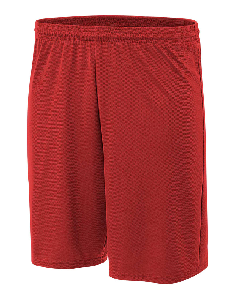 A4 NB5281 Youth Cooling Performance Power Mesh Practice Short Front Fullsize"