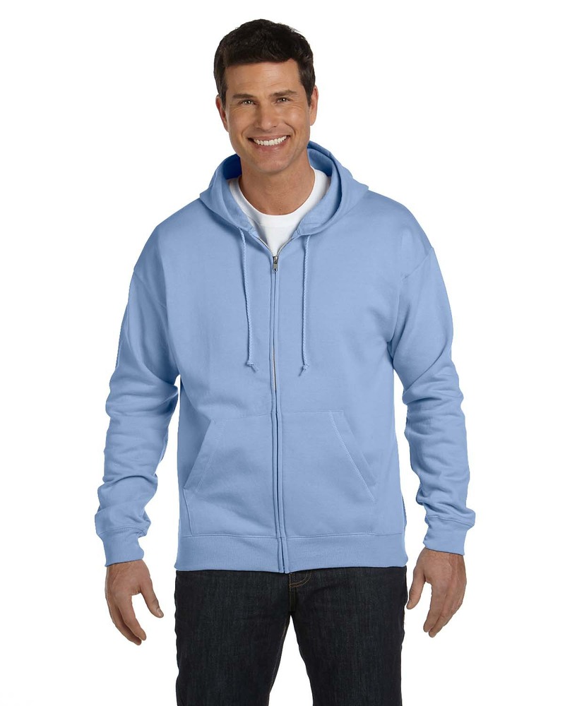 hanes p180 ecosmart ® full-zip hooded sweatshirt Front Fullsize