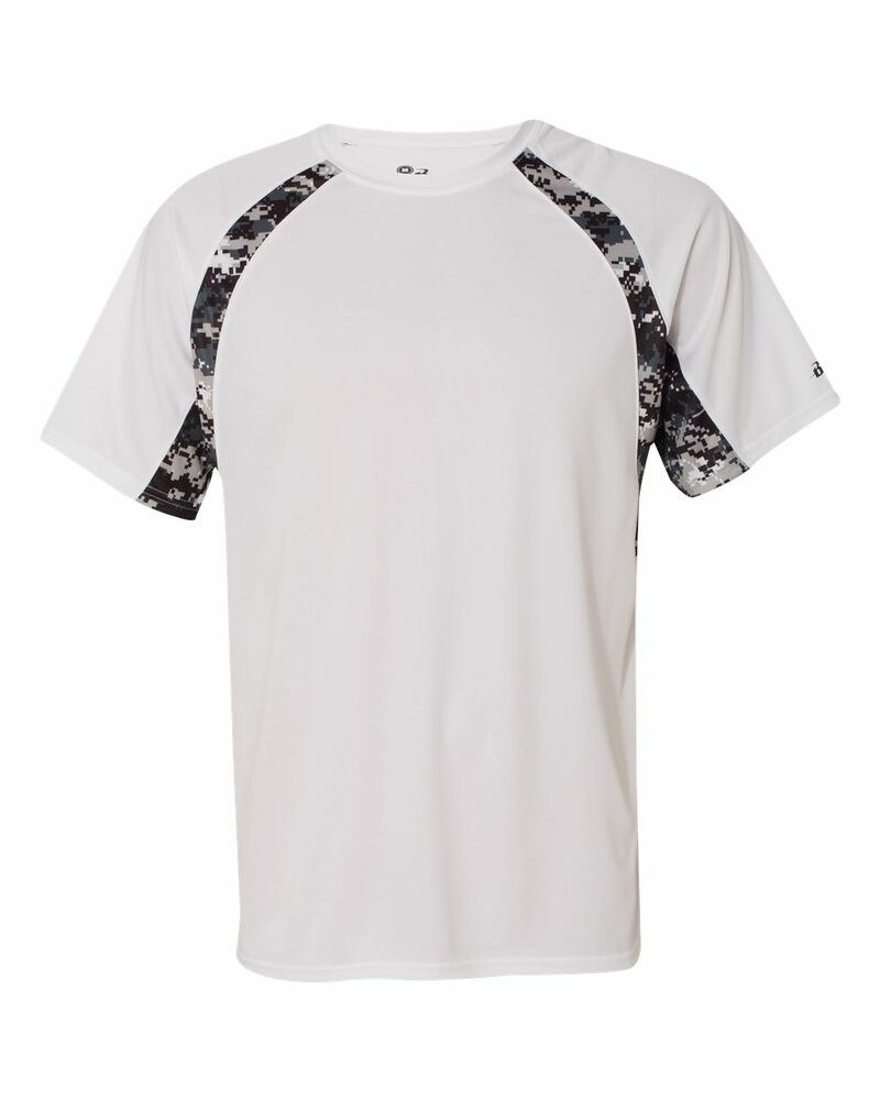 Badger Sport 4140 Digital Hook Tee Front Fullsize"