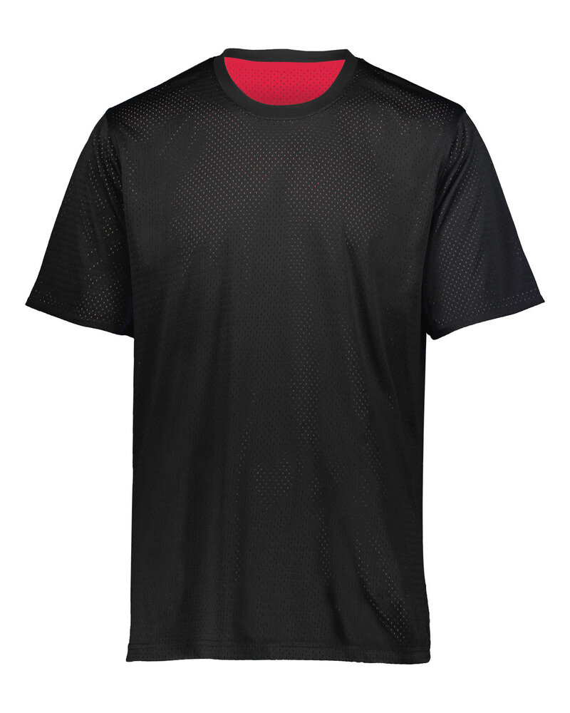 augusta sportswear 1603 youth short sleeve mesh reversible jersey Front Fullsize