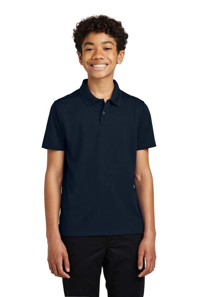 port authority y110 youth dry zone ® uv micro-mesh polo Front Fullsize