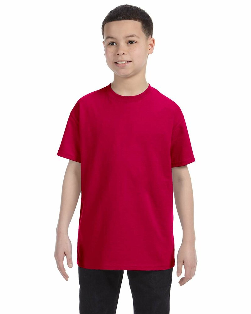 Gildan G500B Youth Heavy Cotton™ T-Shirt Front Fullsize"