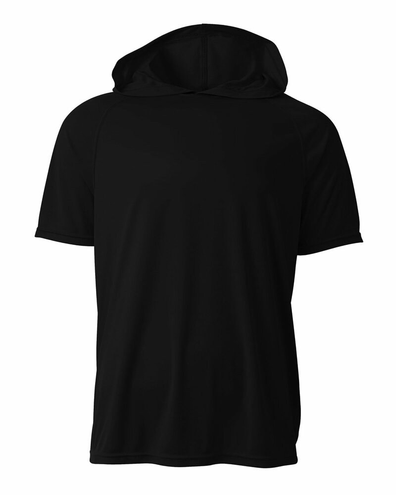 a4 nb3408 youth hooded t-shirt Front Fullsize