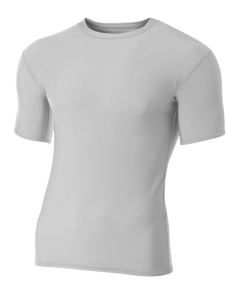 A4 N3130 Short Sleeve Compression Crew Front Fullsize"