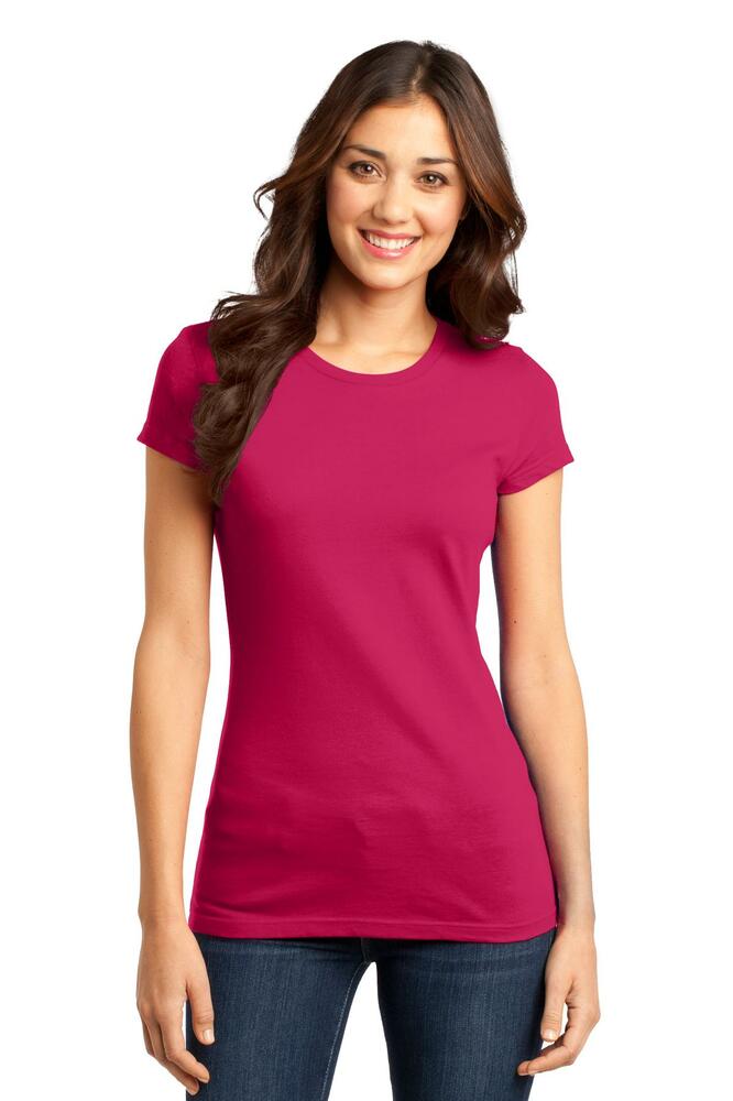 district dt6001 women's fitted very important tee ® Front Fullsize