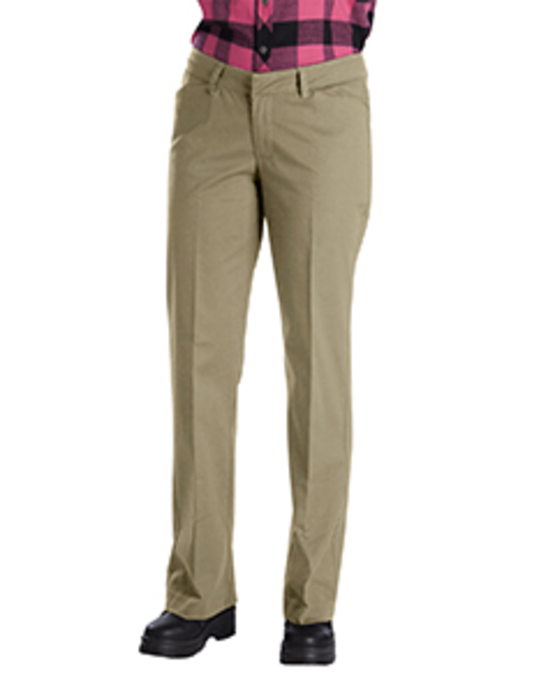 dickies fp321 ladies' relaxed straight stretch twill pant Front Fullsize