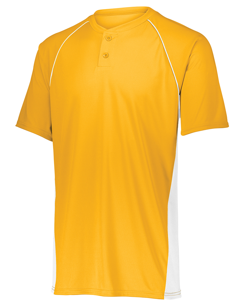 augusta sportswear a1561 youth true hue technology limit baseball/softball jersey Front Fullsize