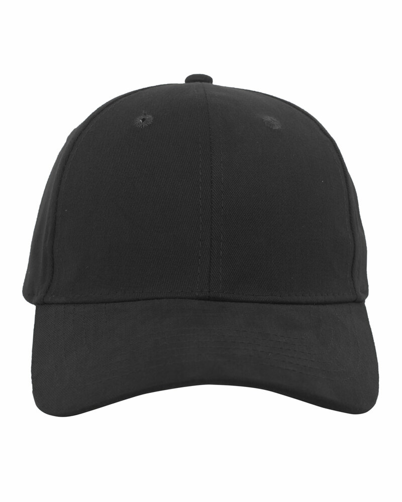 pacific headwear 101c brushed cotton twill hook-and-loop adjustable cap Front Fullsize