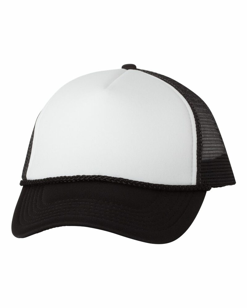 valucap vc700 foam mesh-back trucker cap Front Fullsize