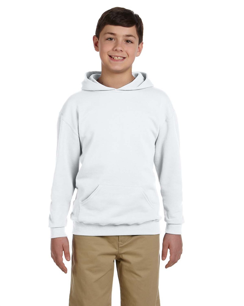 Jerzees 996Y NuBlend® Youth Hooded Sweatshirt Front Fullsize"