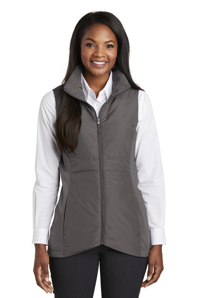 port authority l903 ladies collective insulated vest Front Fullsize