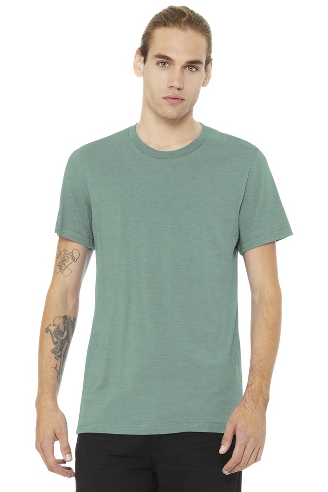 Bella + Canvas 3001CVC Unisex Heather CVC T-Shirt Front Fullsize"