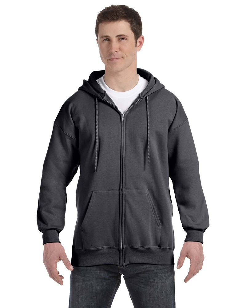 Hanes F280 Ultimate Cotton ® - Full-Zip Hooded Sweatshirt Front Fullsize"