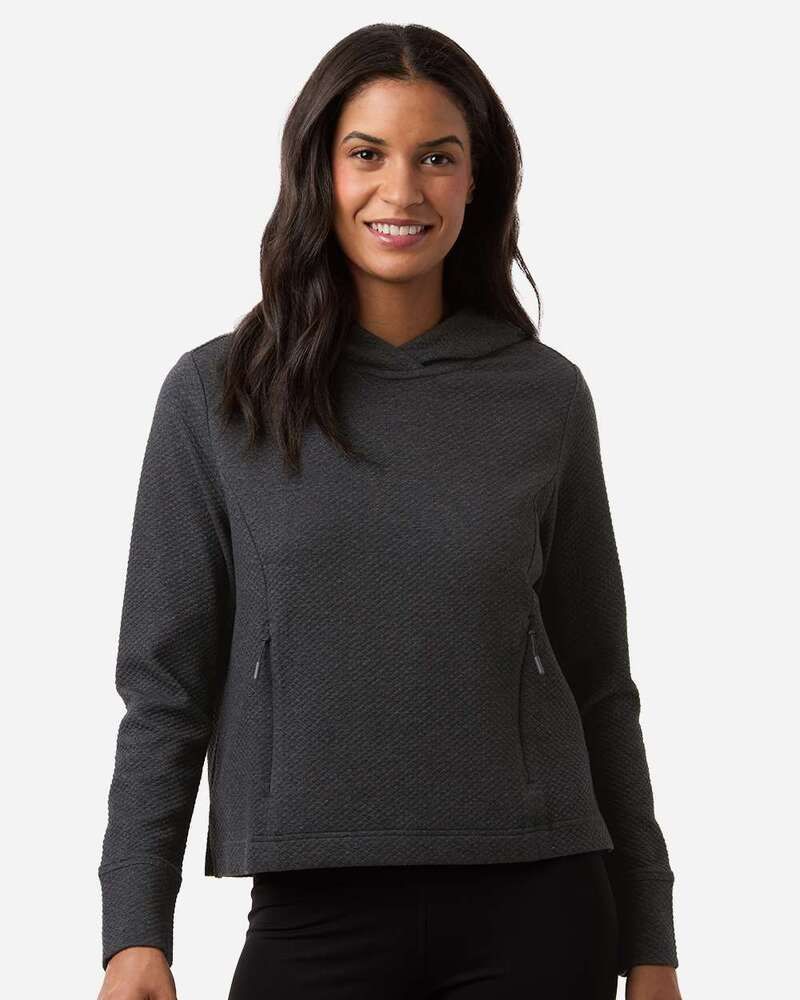 North End NE729W Women's Spirit Hooded Pullover Front Fullsize"