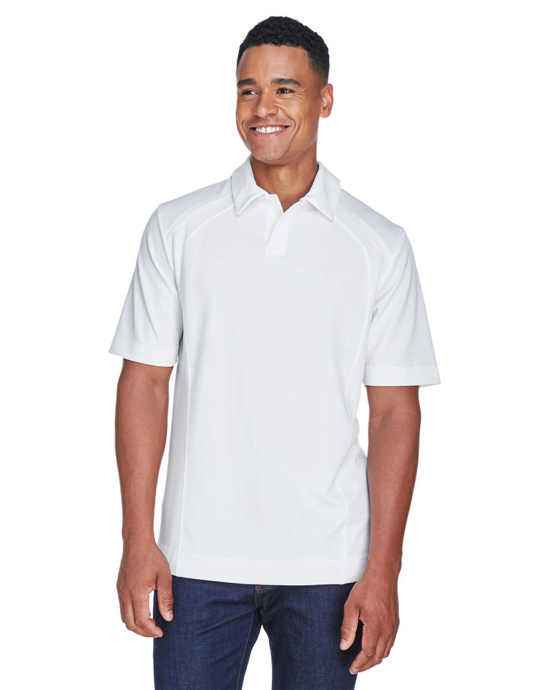 north end 88632 men's recycled polyester performance piqué polo Front Fullsize