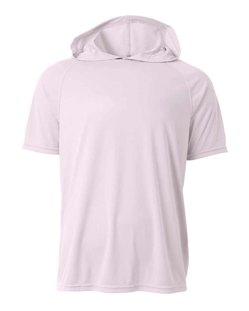 a4 n3408 men's cooling performance hooded t-shirt Front Fullsize