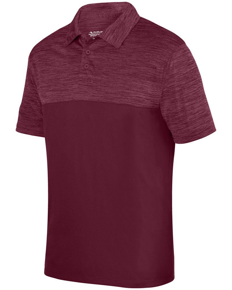 Augusta Sportswear 5412 Shadow Tonal Heather Polo Front Fullsize"