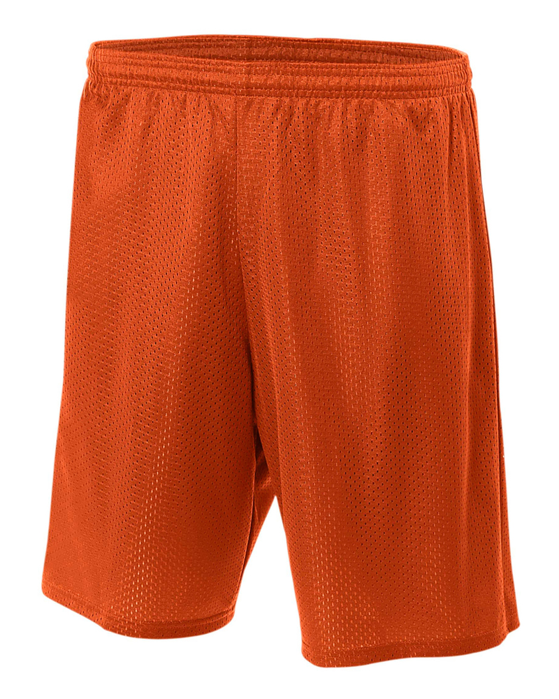 A4 N5296 Sprint Lined Tricot Mesh 9" Shorts Front Fullsize"