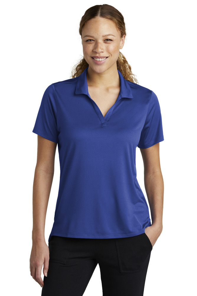 sport-tek lst535 ladies sideline polo Front Fullsize