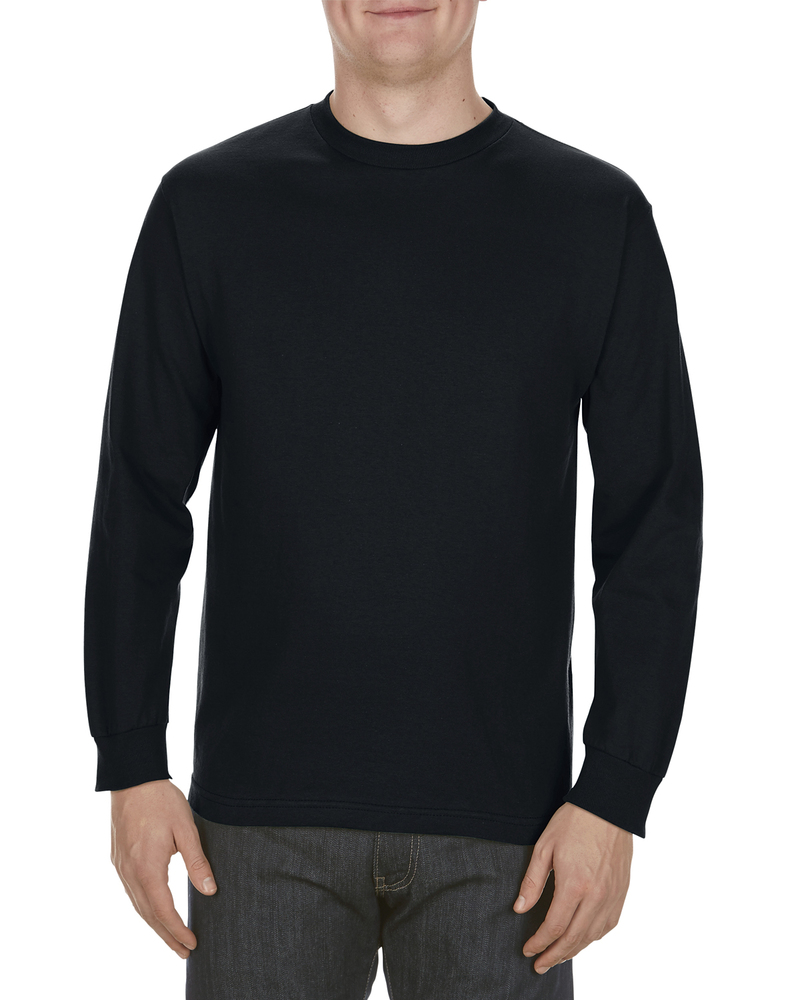 Alstyle AL1304 Adult 6.0 oz., 100% Cotton Long-Sleeve T-Shirt Front Fullsize"