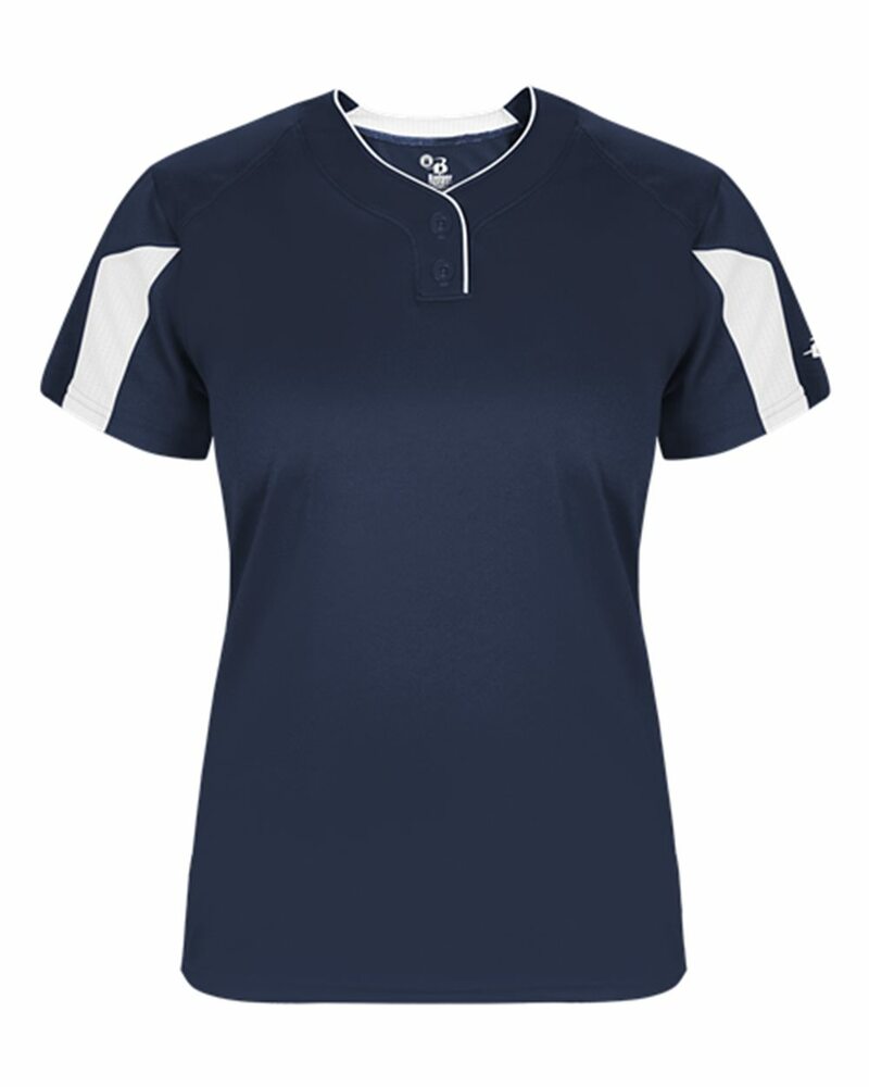 Alleson Athletic 6176 Striker Women's Placket Front Fullsize"