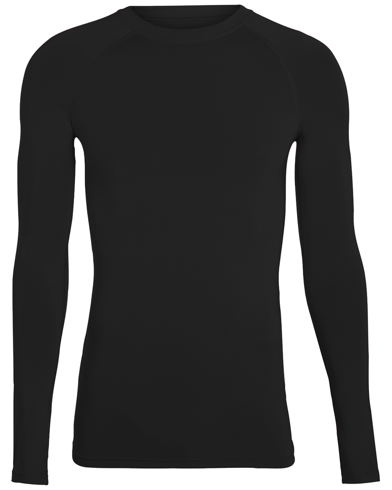 augusta sportswear 2604 adult hyperform long-sleeve compression shirt Front Fullsize