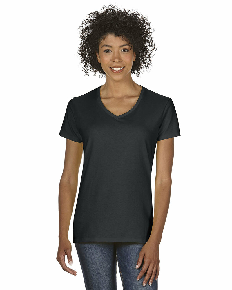 Gildan G500VL Ladies' Heavy Cotton™ V-Neck T-Shirt Front Fullsize"