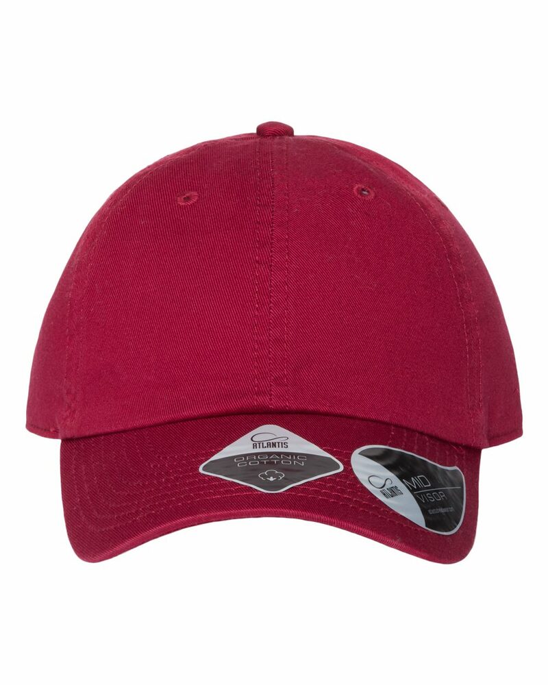 Atlantis Headwear FRASER Sustainable Dad Hat Front Fullsize"