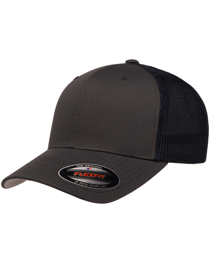 Flexfit 6511 Adult 6-Panel Trucker Cap Front Fullsize"