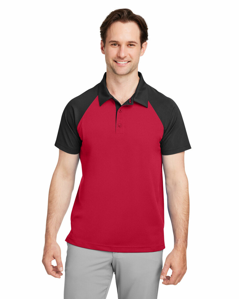 Team 365 TT21C Men's Command Snag-Protection Colorblock Polo Front Fullsize"