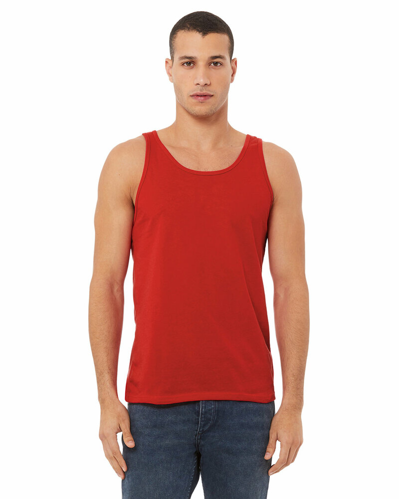 Bella + Canvas 3480 Unisex Jersey Tank Front Fullsize"