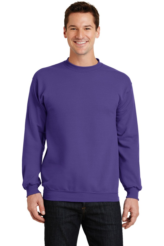 port & company pc78 core fleece crewneck sweatshirt Front Fullsize