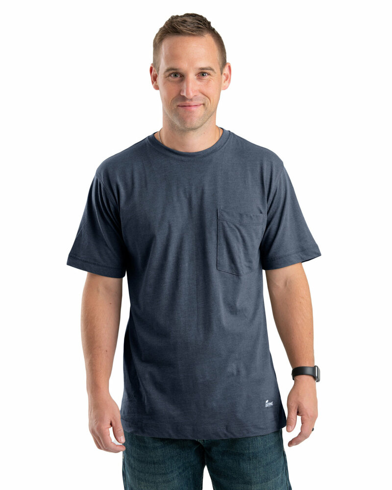 Berne BSM38T Men's Tall Lightweight Performance T-Shirt Front Fullsize"