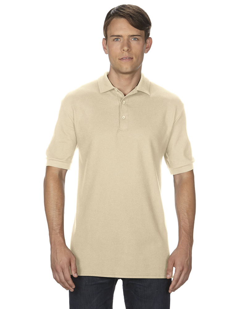 gildan g828 6.6-ounce 100% double pique cotton sport shirt Front Fullsize