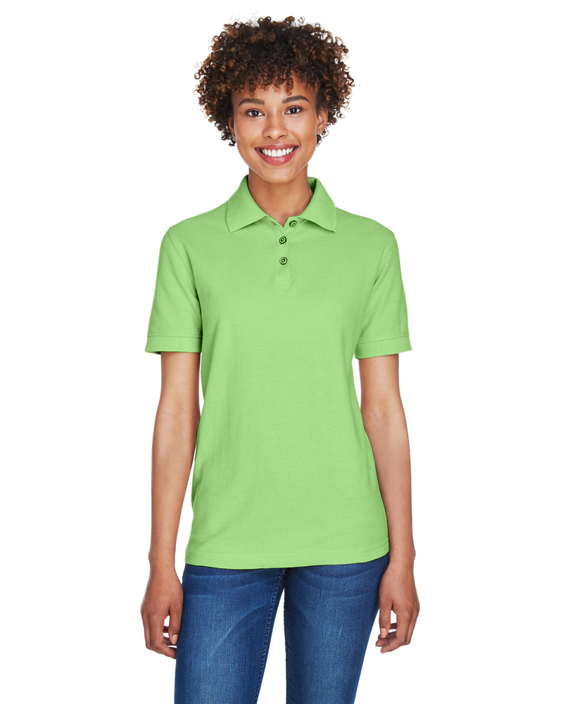 UltraClub 8541 Women's Whisper Pique Polo Front Fullsize"