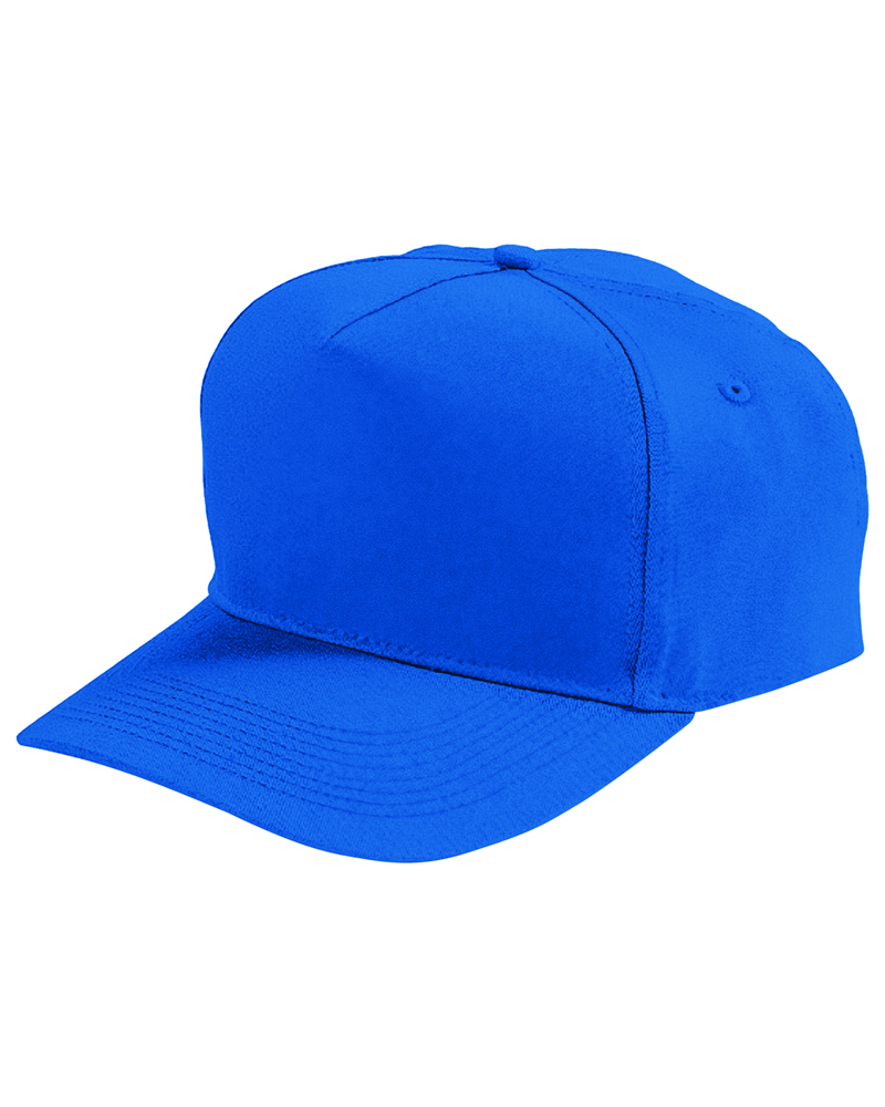 Augusta Sportswear 6207 Youth Five-Panel Cotton Twill Cap Front Fullsize"