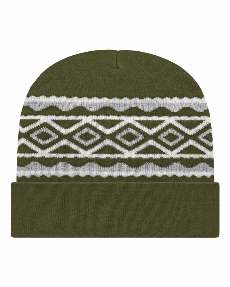 CAP AMERICA RKD12 USA- Made Diamond Knit Cuff Front Fullsize"