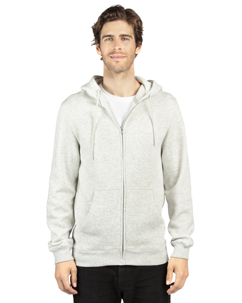 Threadfast Apparel 320Z Unisex Ultimate Fleece Full-Zip Hooded Sweatshirt Front Fullsize"